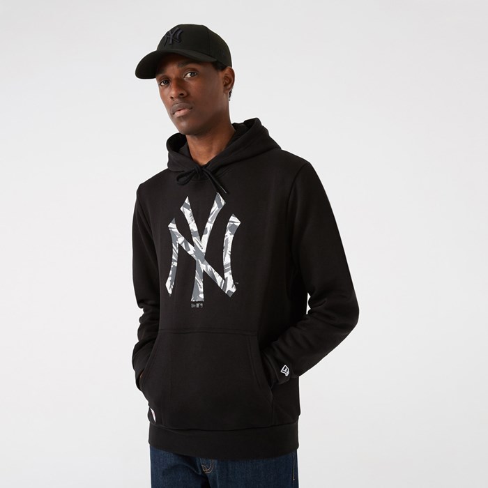 New York Yankees Camo Logo Miesten Hupparit Mustat - New Era Vaatteet Tukkukauppa FI-802197